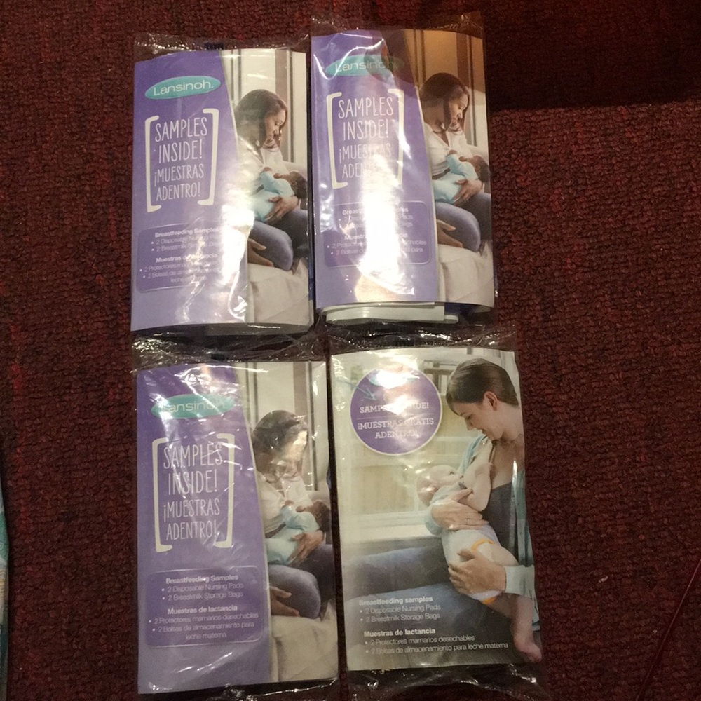 Nursing pads and breastmilk storage bags